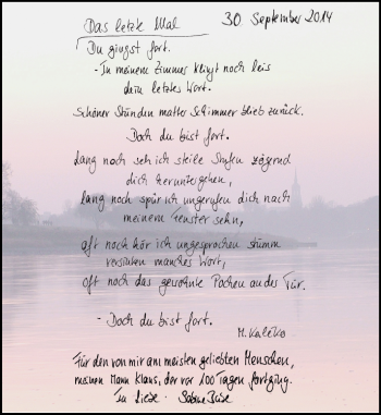 Traueranzeige von Klaus Bube von Ruhr Nachrichten und Dorstener Zeitung