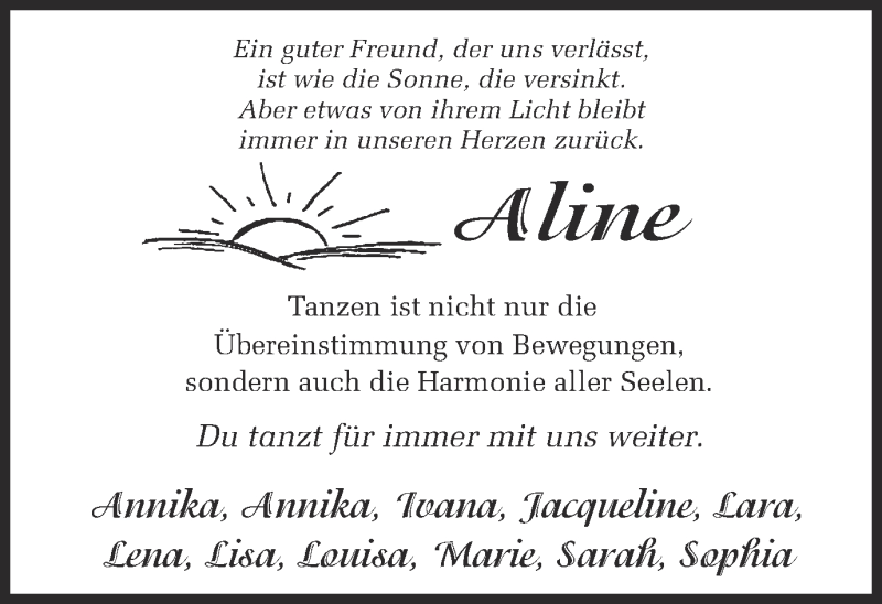 Traueranzeige für Opfer des  Flugzeugabsturzes vom 24.03.2015 vom 02.04.2015 aus Ruhr Nachrichten und Halterner Zeitung