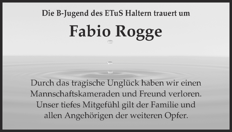  Traueranzeige für Opfer des  Flugzeugabsturzes vom 24.03.2015 vom 02.04.2015 aus Ruhr Nachrichten und Halterner Zeitung